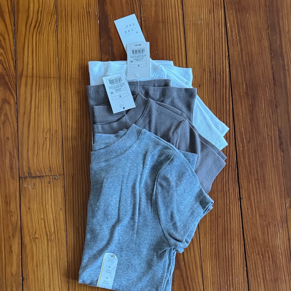 A New Day Ribbed T-Shirt NWT
